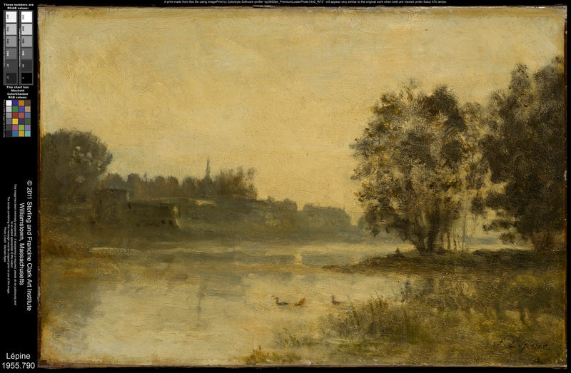 コンフラン＝サントノリーヌのセーヌ川 - スタニスラス・レピーヌ