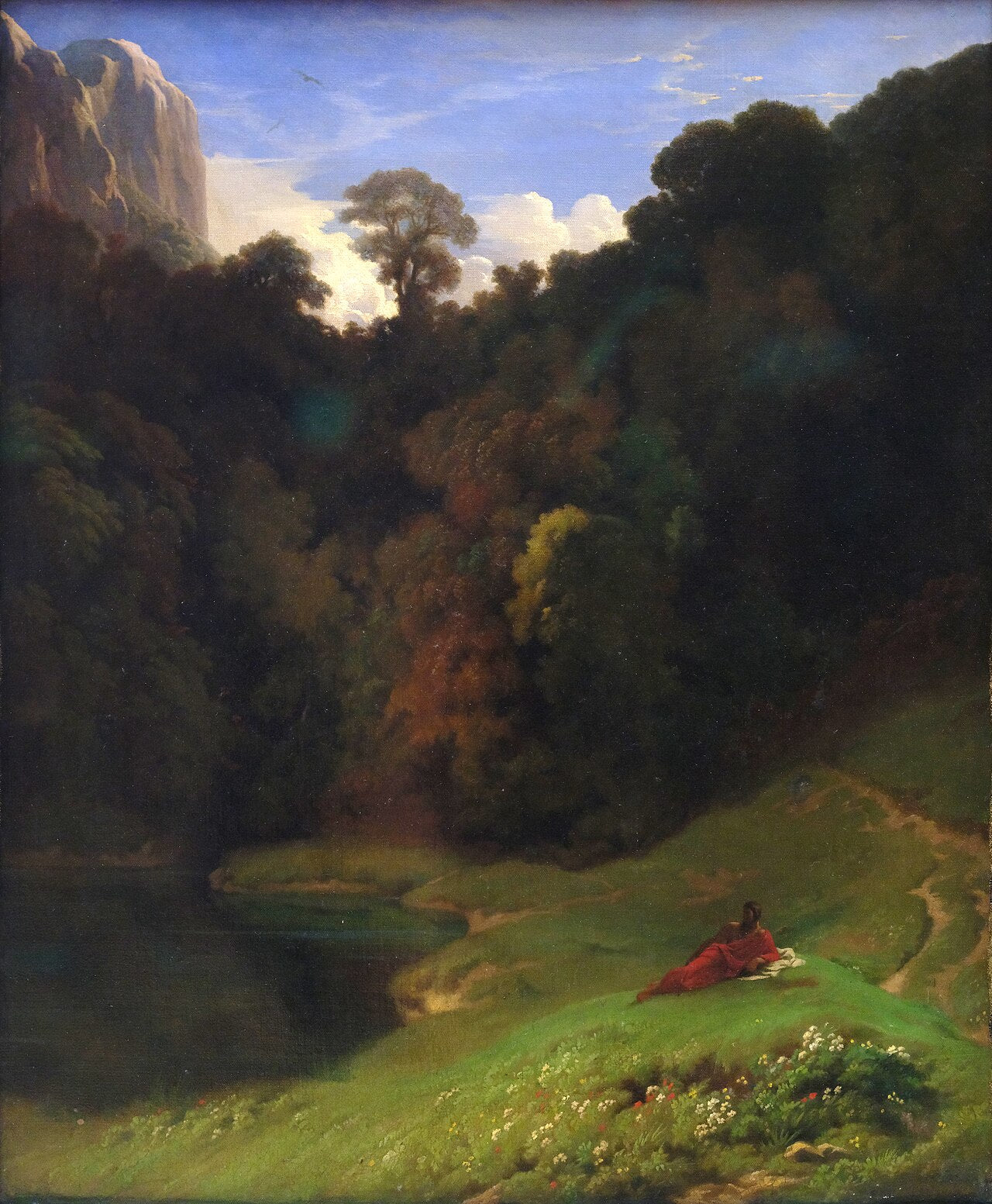 La Solitude - Hippolyte Flandrin