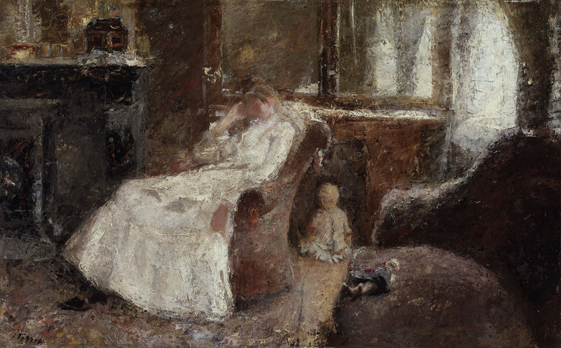 白いドレスの女性 - ヤン・トゥールップ