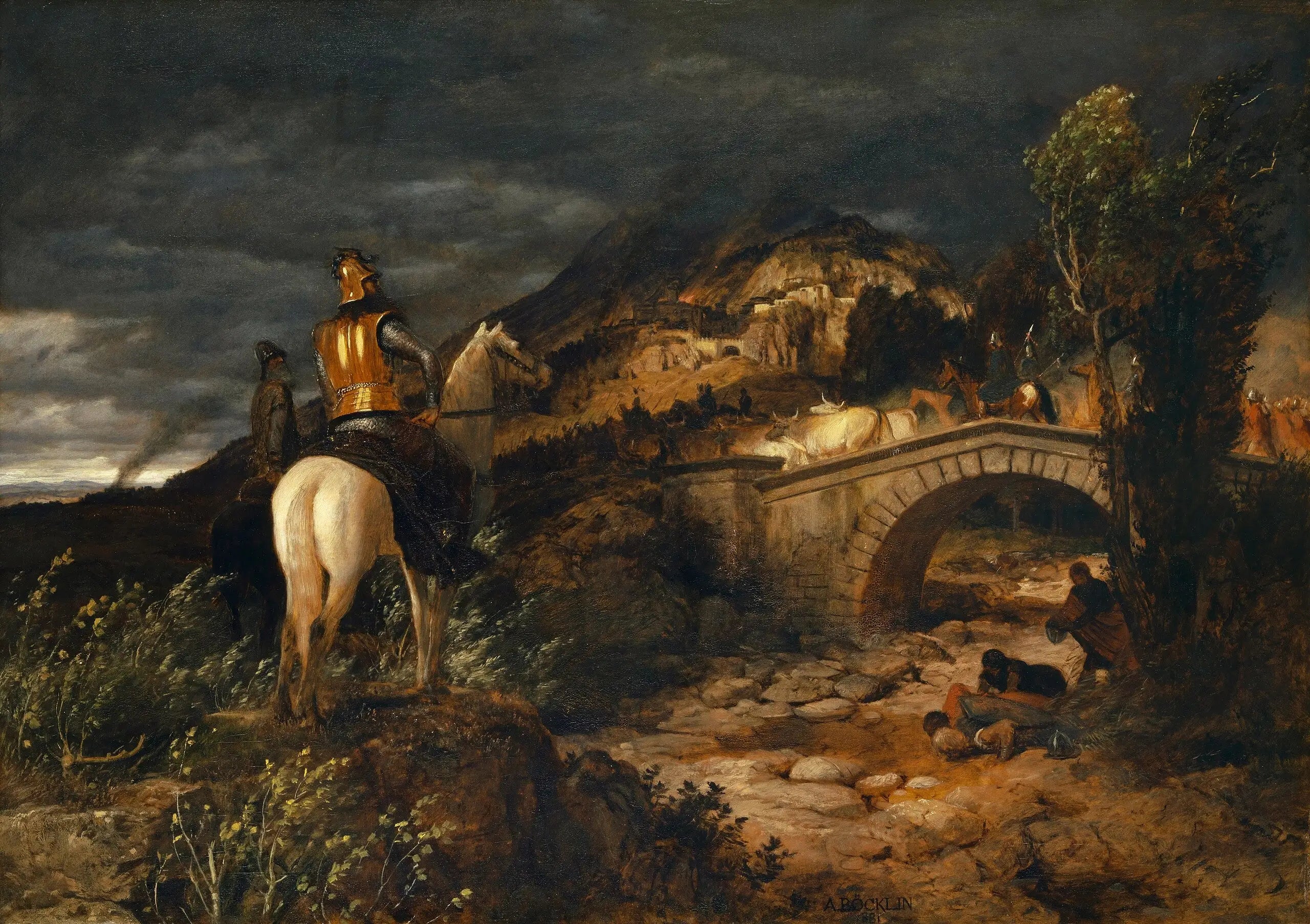 La marche des Goths - Arnold Böcklin - Alpha Reproduction