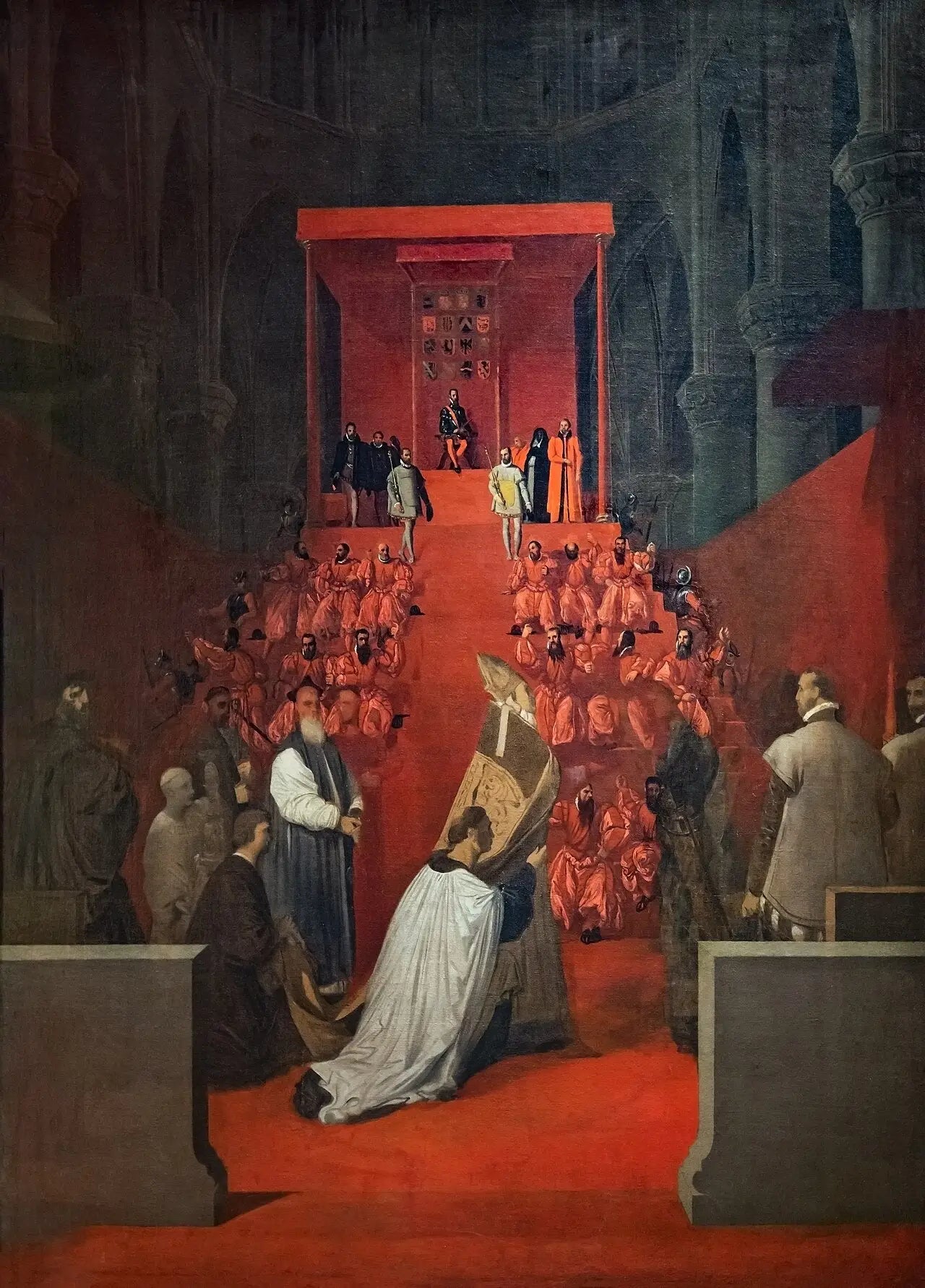 Le Duc d’Albe à Sainte-Gudule à Bruxelles - Jean-Auguste-Dominique Ingres - Alpha Reproduction