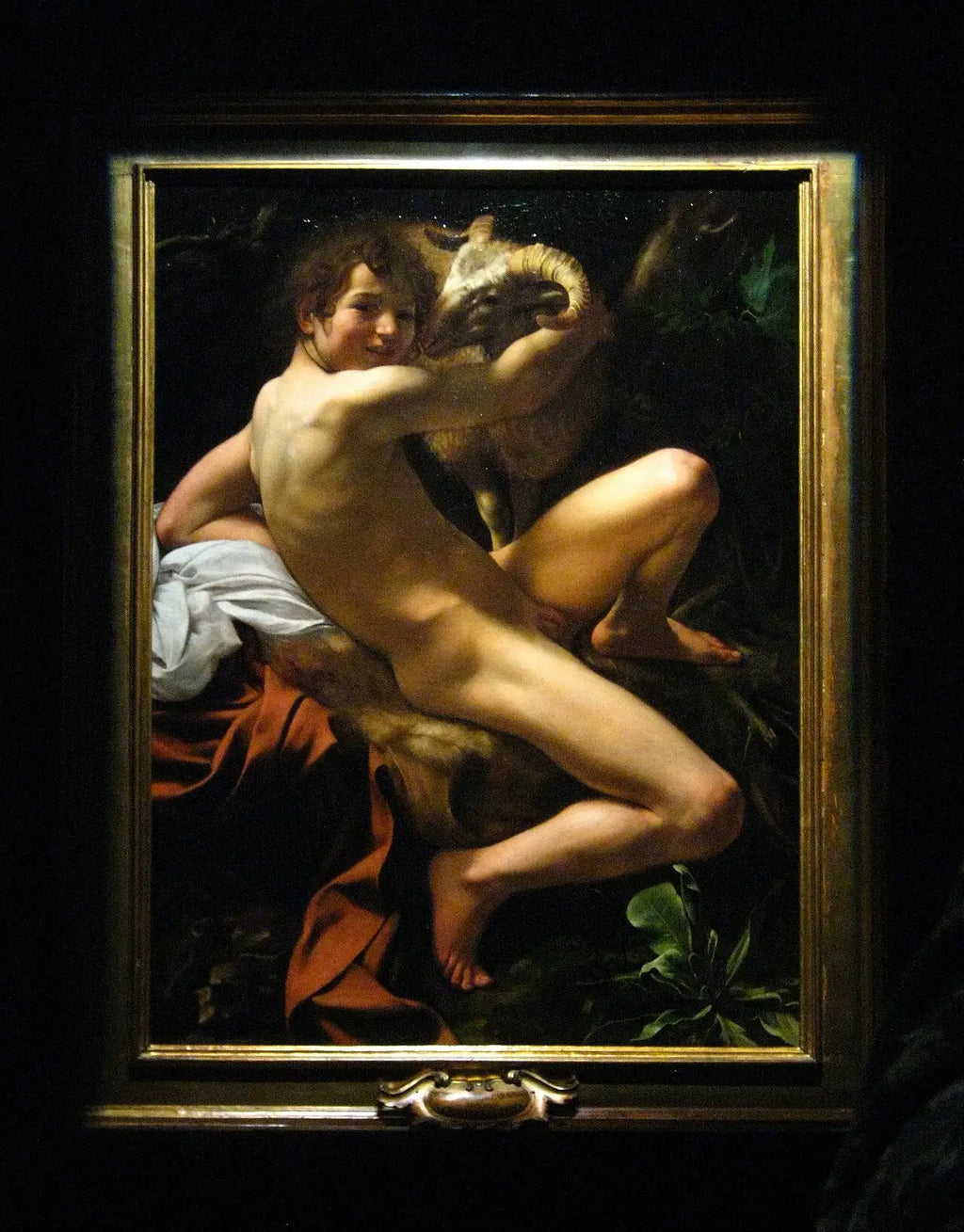 Le Jeune Saint Jean-Baptiste au bélier - Le Caravage - Alpha Reproduction