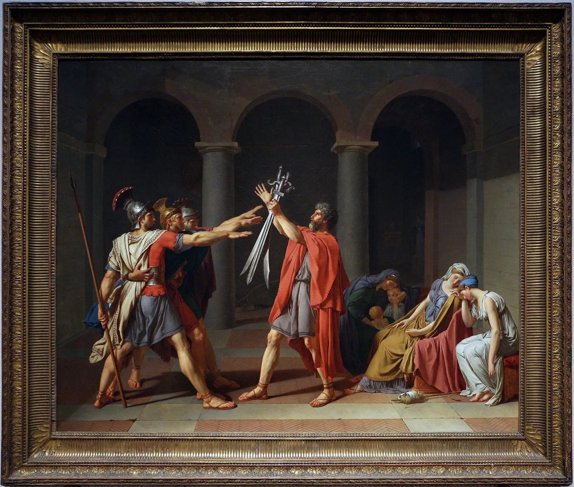 Le Serment des Horaces - Jacques-Louis David - Alpha Reproduction