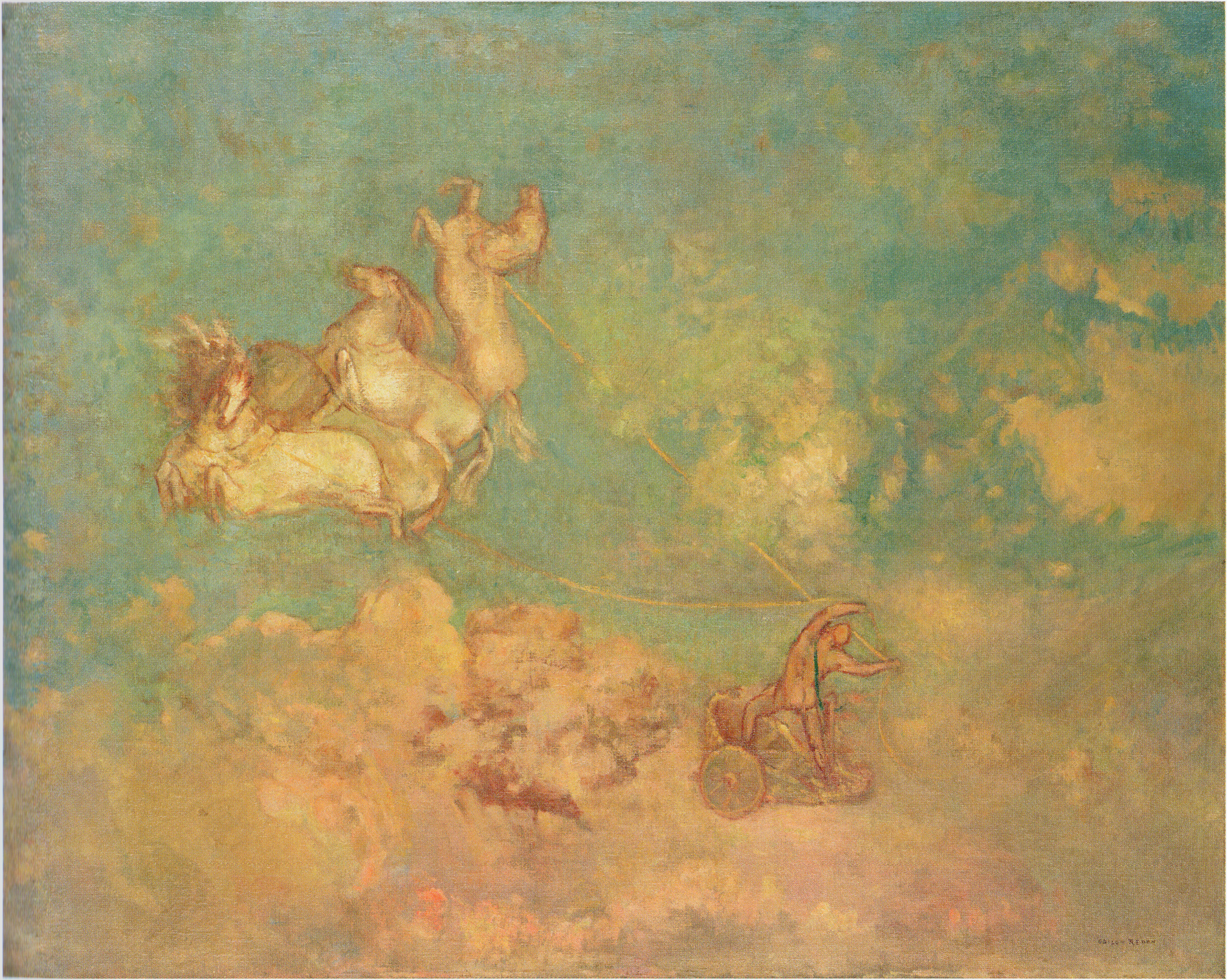 Le char d'Apollon - Odilon Redon