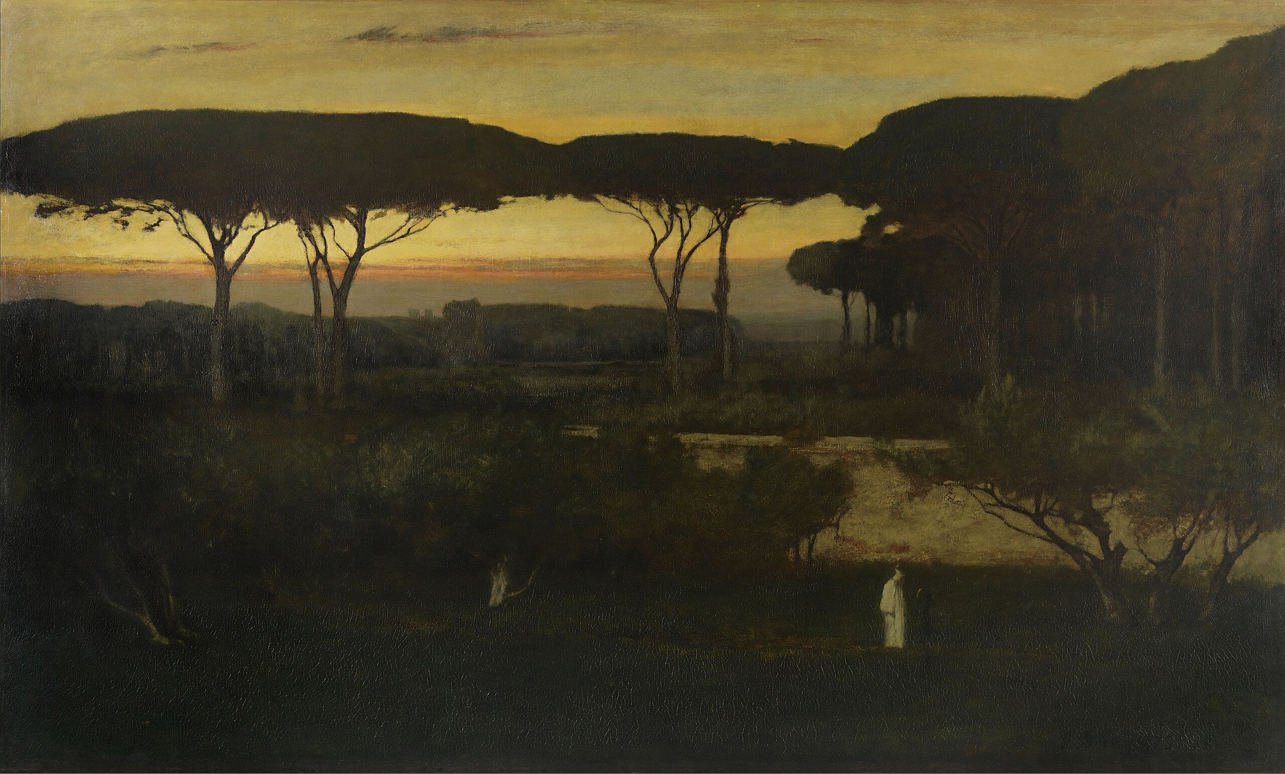 Le moine - George Inness