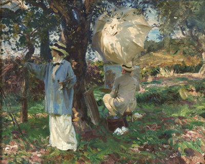 Reproduction du tableau « Les Croquis - John Singer Sargent » par Alpha Reproduction en peinture à l’huile