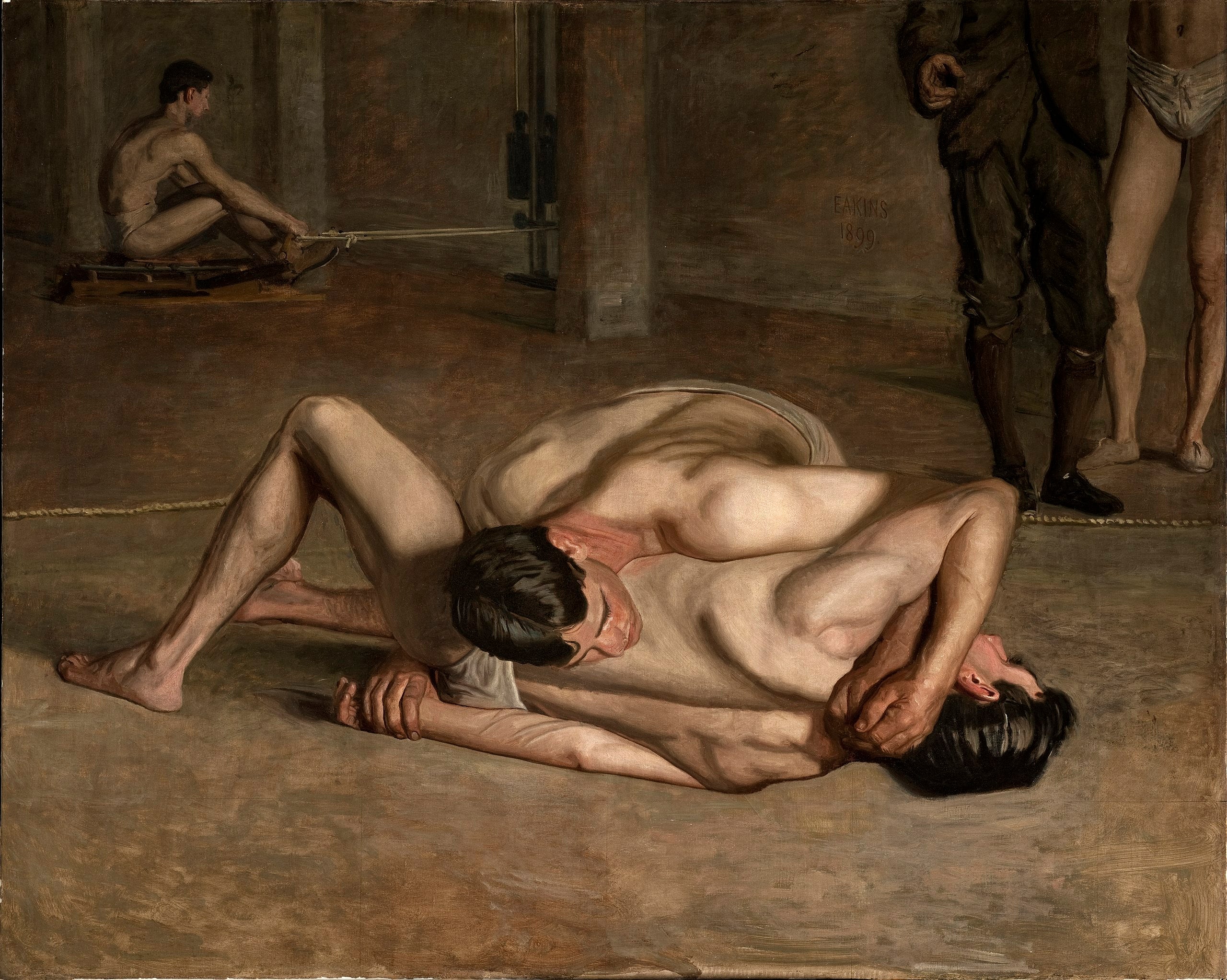 Les Lutteurs - Thomas Eakins