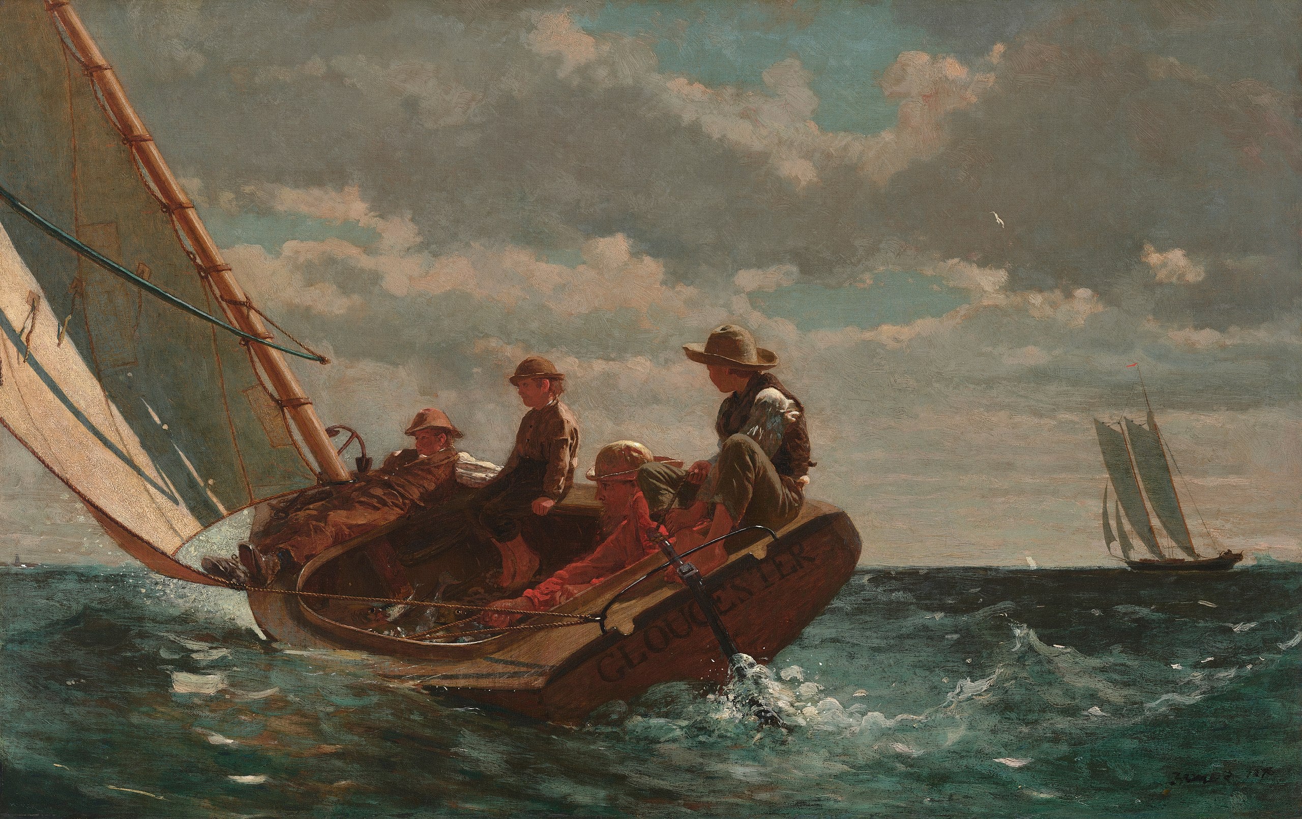 Le vent se lève - Winslow Homer