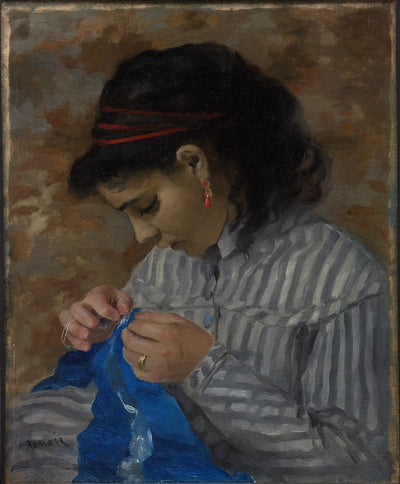 Reproduction du tableau « Lise Cousant - Pierre-Auguste Renoir » par Alpha Reproduction en peinture à l’huile