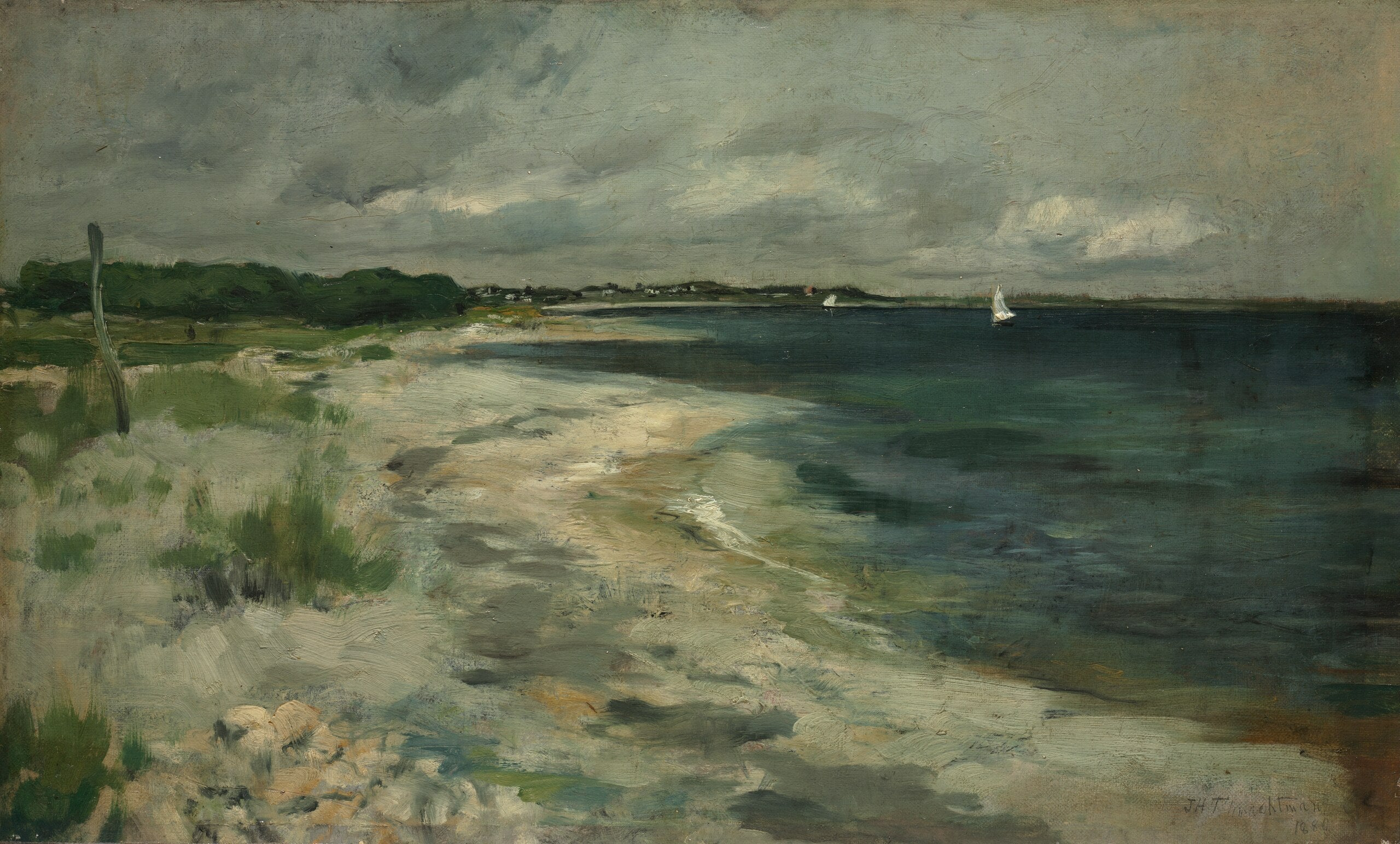 Nuages d'orage - John Henry Twachtman