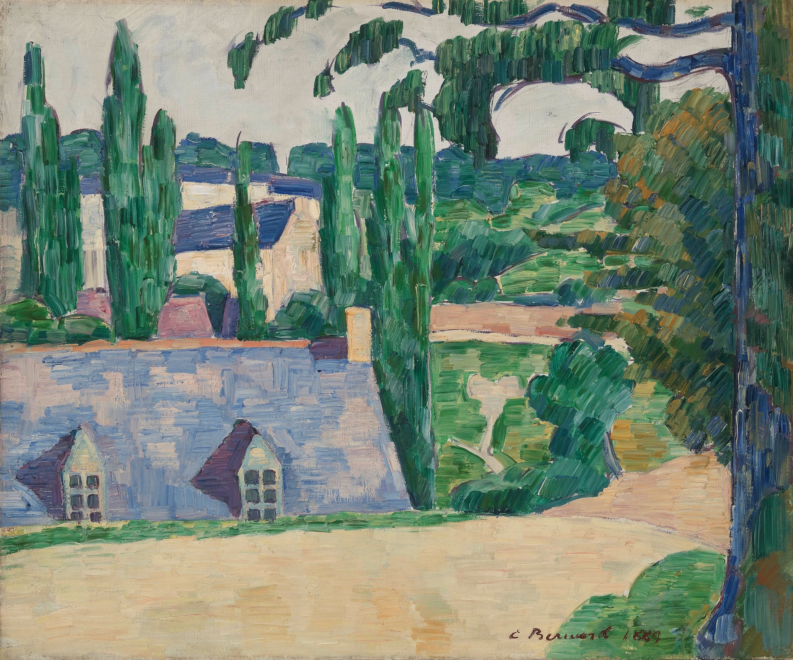 Paysage à Pont-Aven - Émile Bernard - Alpha Reproduction