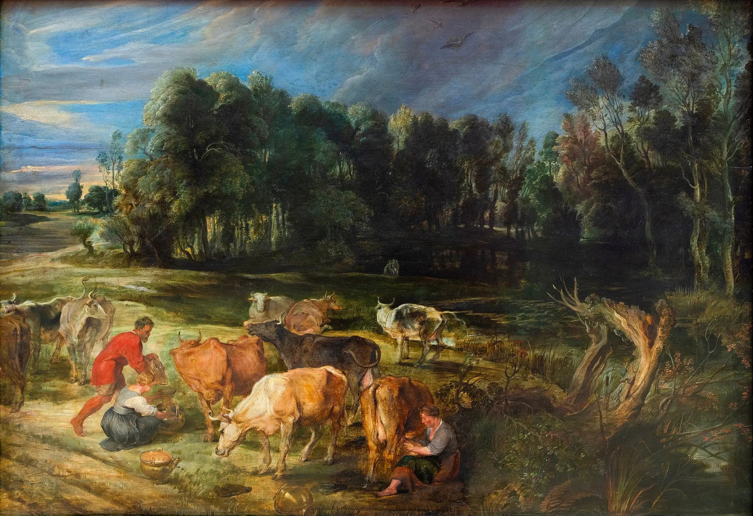 Paysage avec du bétail - Peter Paul Rubens - Alpha Reproduction