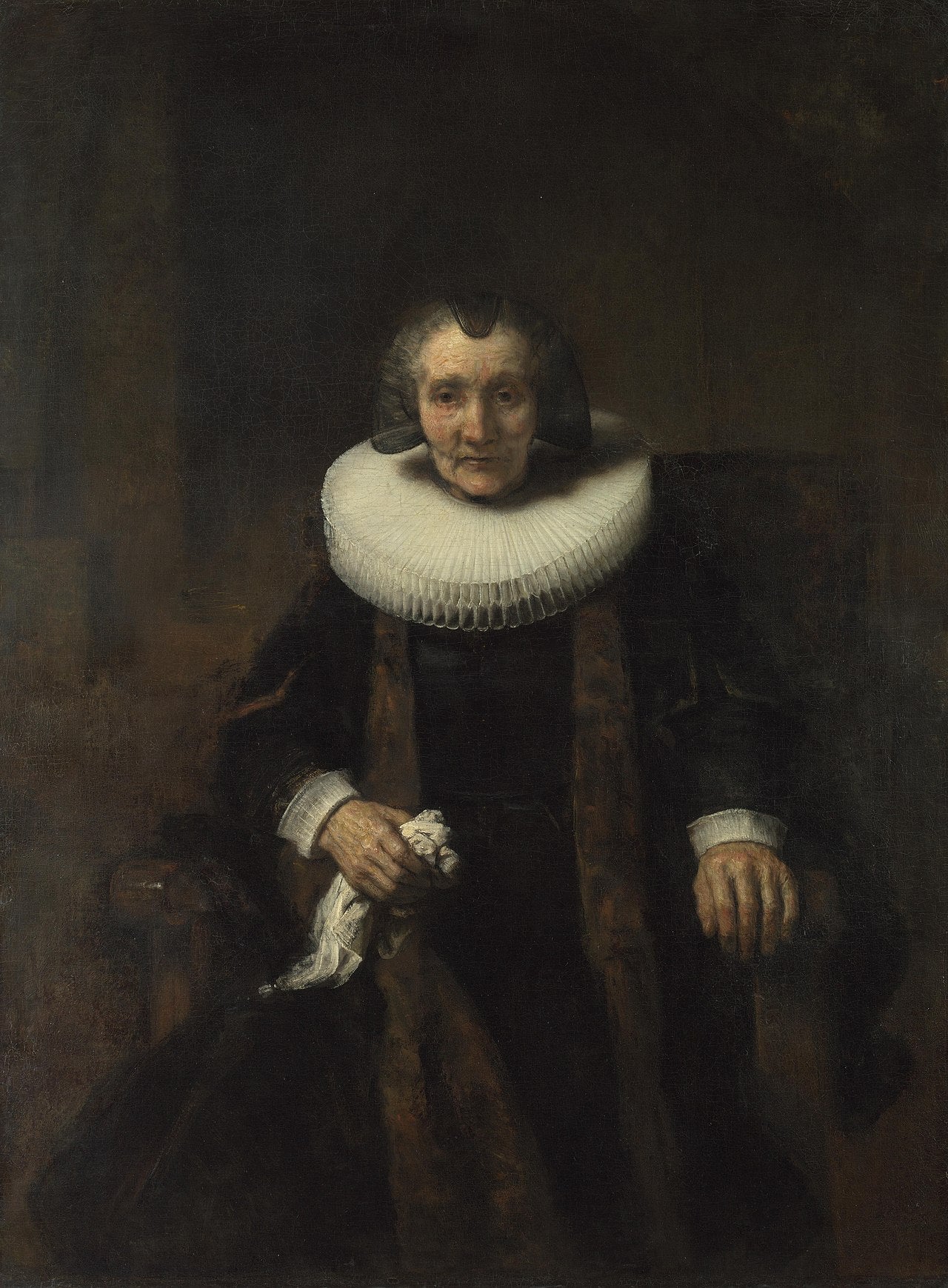 Reproduction du tableau « Portrait de Margaretha de Geer - Rembrandt » par Alpha Reproduction en peinture à l’huile