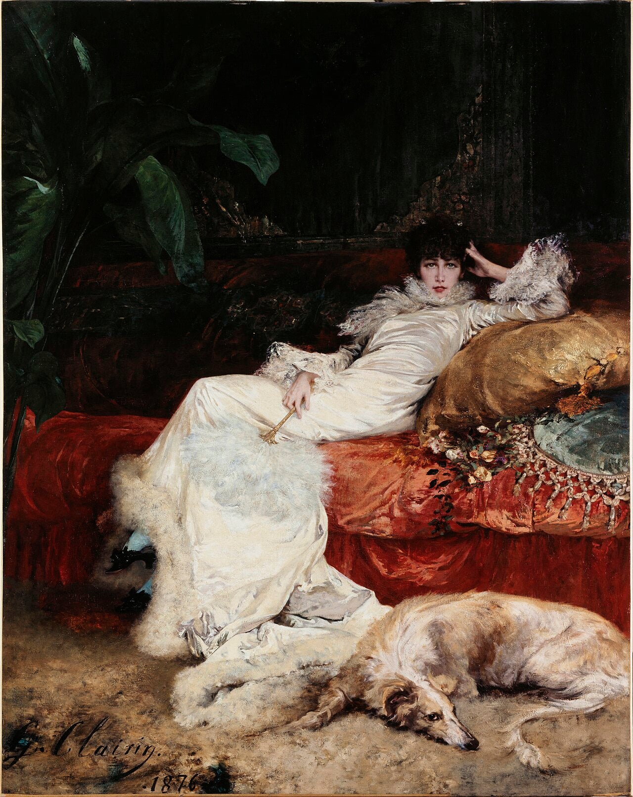 Portrait de Sarah Bernhardt - Georges Clairin