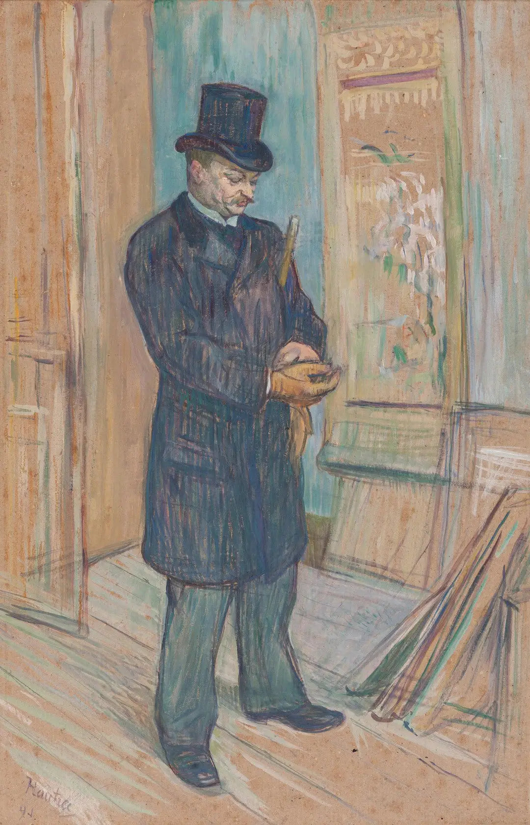 Reproduction du tableau « Portrait du Dr Henri Bourges - Henri de Toulouse-Lautrec » par Alpha Reproduction en peinture à l’huile