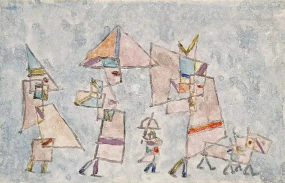 Promenade en Orient (Spazier Gang im Orient) - Paul Klee - Alpha Reproduction
