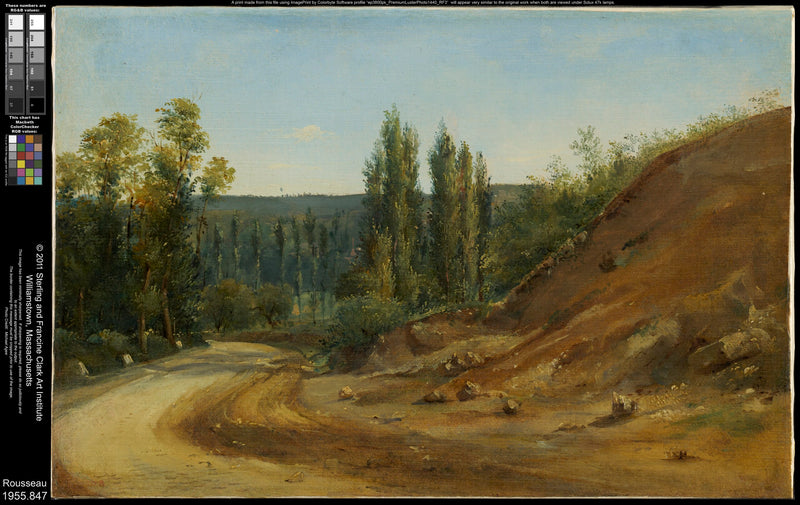 Route dans le Jura - Théodore Rousseau