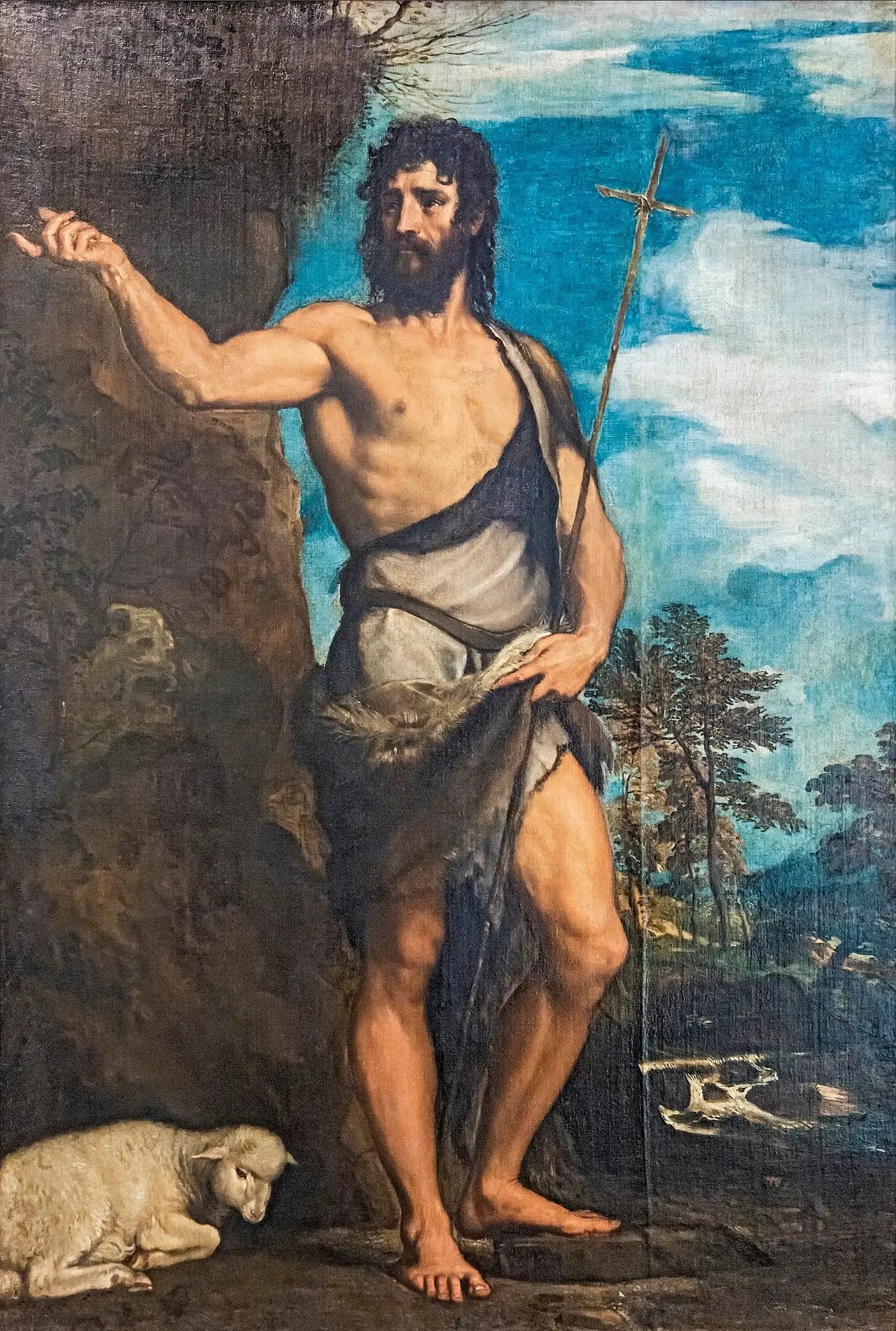 Saint Jean-Baptiste au désert - Titian - Alpha Reproduction