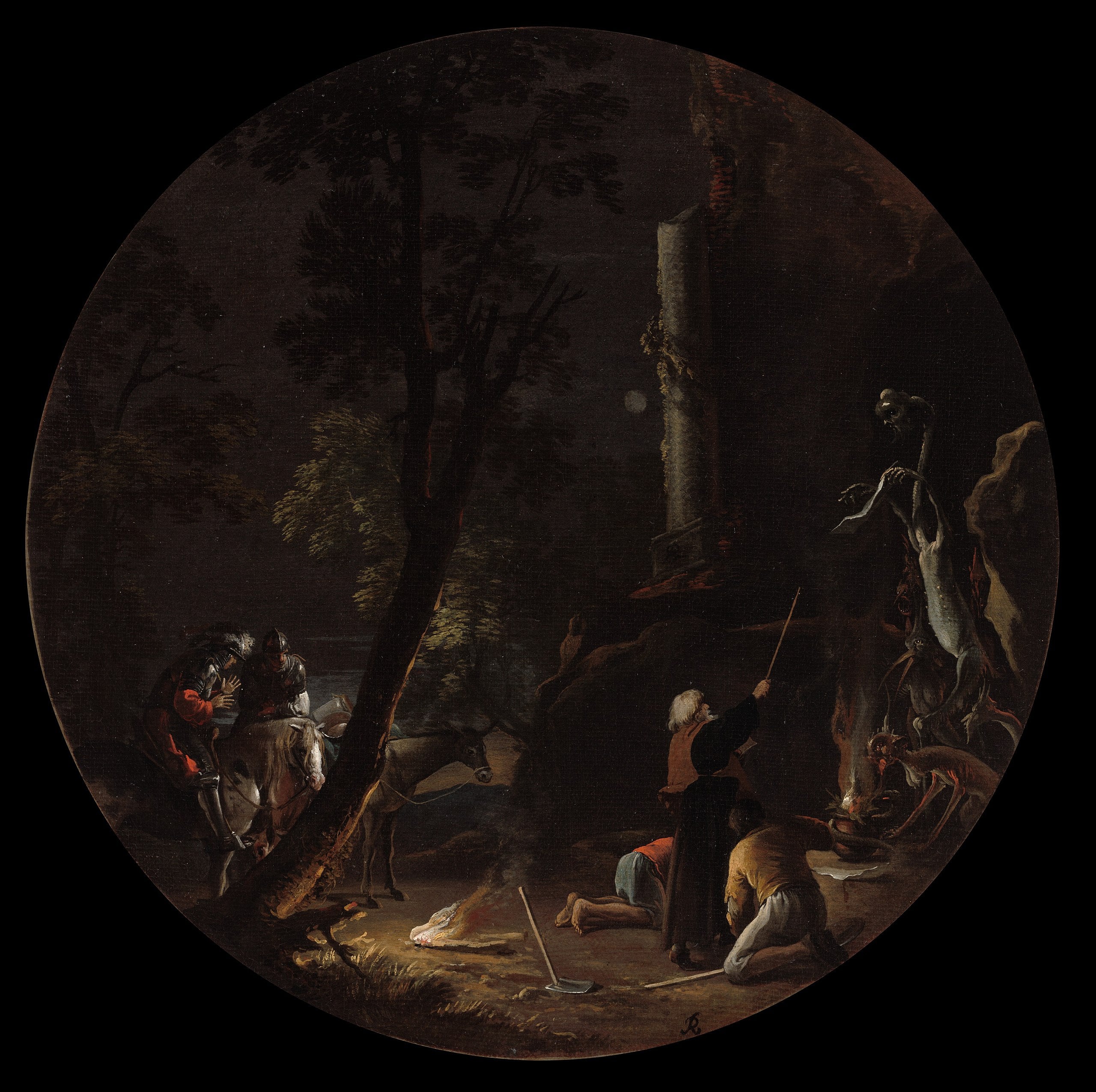 Scènes de sorcellerie : la nuit - Salvator Rosa