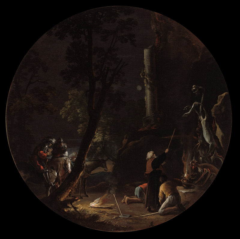 Scènes de sorcellerie : la nuit - Salvator Rosa