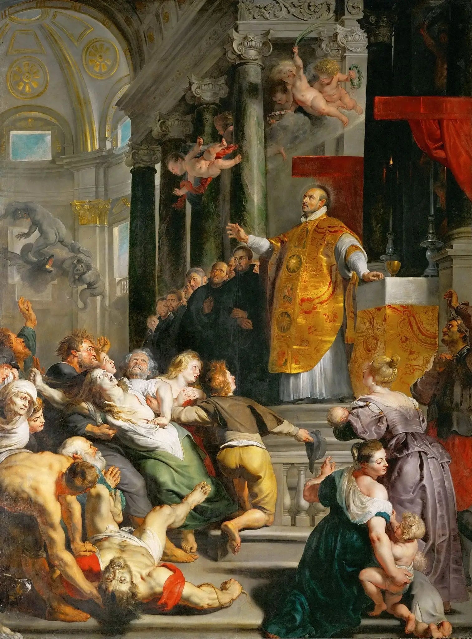 Sermon de saint Ignace de Loyola - Peter Paul Rubens - Alpha Reproduction