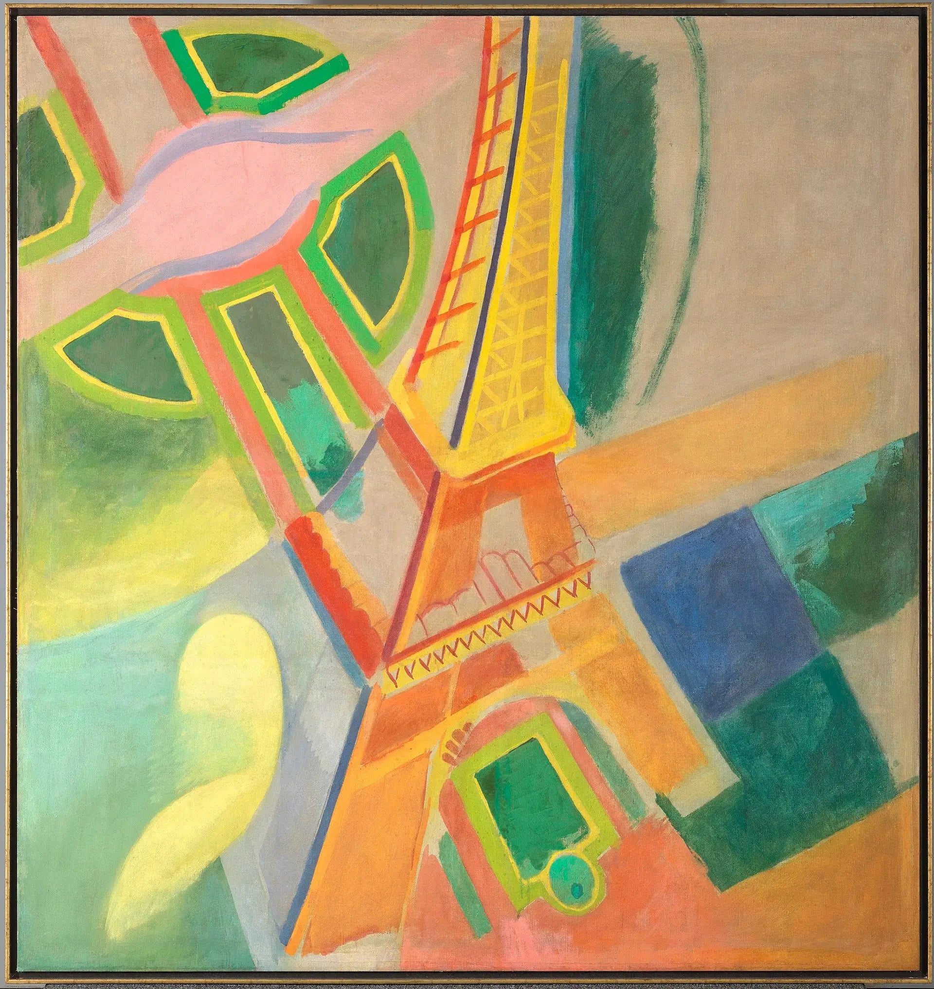 Reproduction du tableau « Tour Eiffel - Robert Delaunay » par Alpha Reproduction en peinture à l’huile