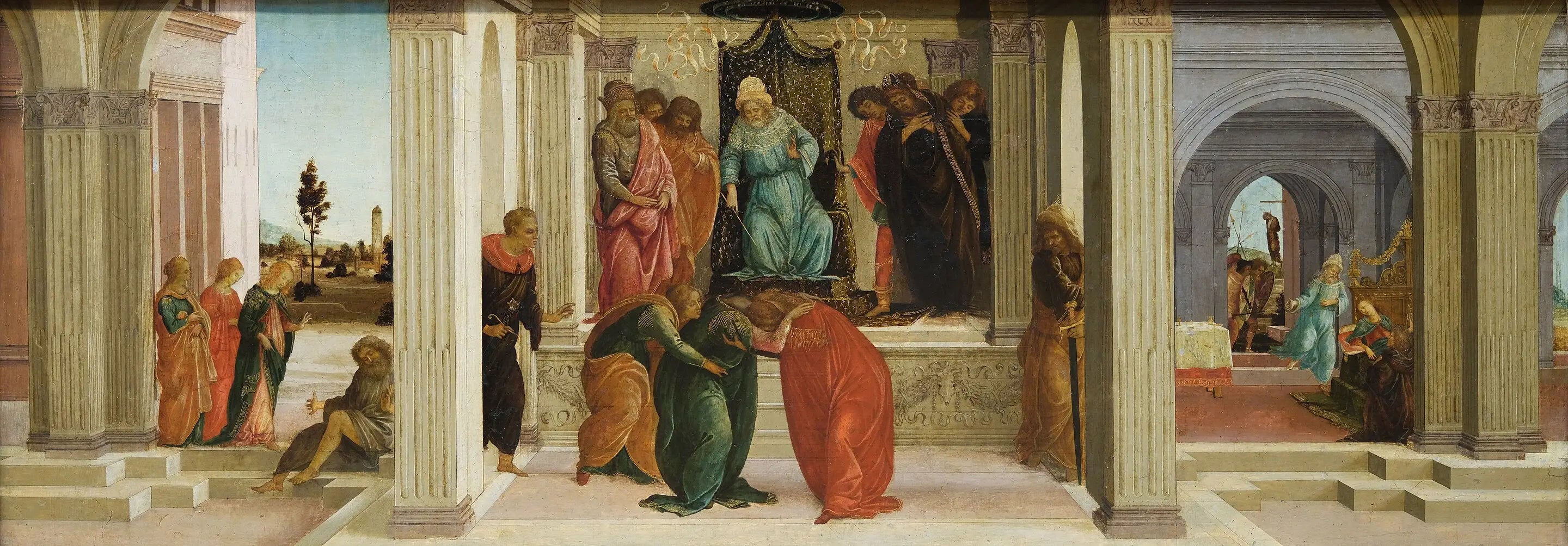 Trois scènes de l’histoire d’Esther - Sandro Botticelli - Alpha Reproduction