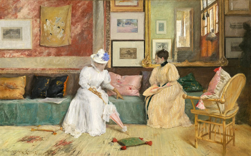 フレンドリーな呼びかけ - ウィリアム・メリット・チェイス

Source:
Un appel amical - William Merritt Chase