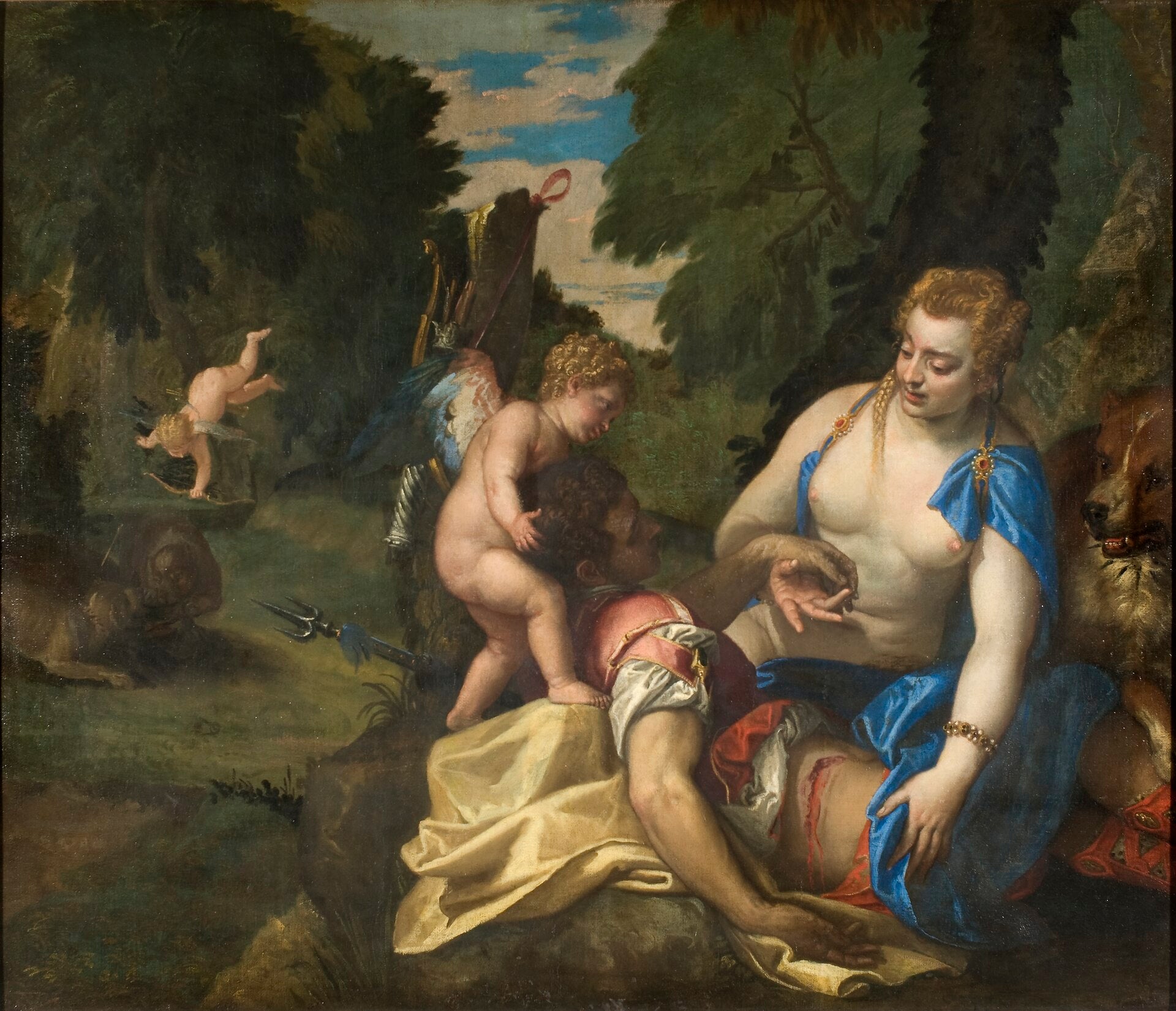 Vénus pleurante Adonis - Paul Véronèse