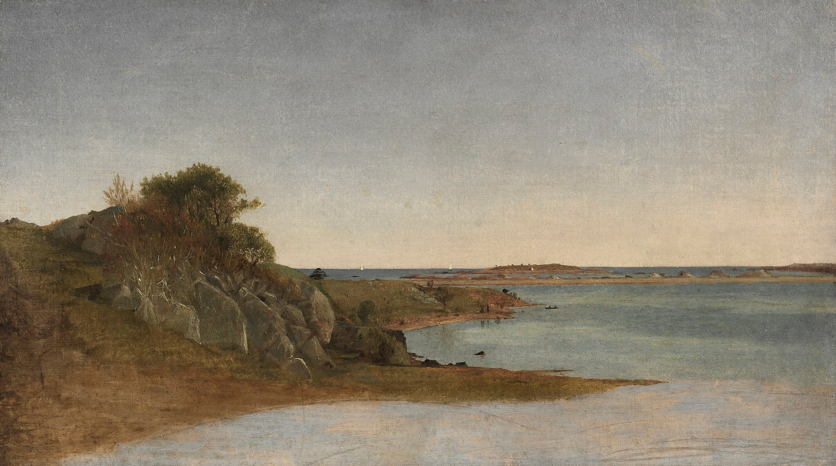 Vue près de Newport - John Frederick Kensett