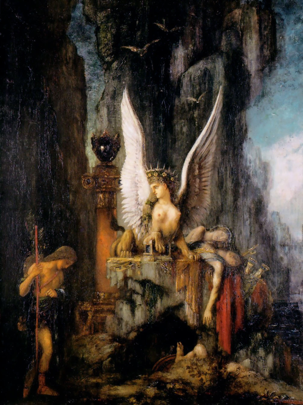 Œdipe voyageur - Gustave Moreau