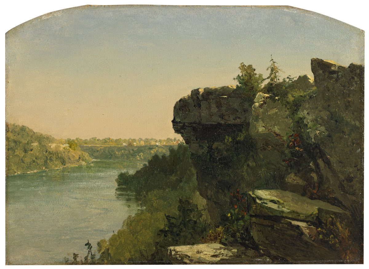 Vue sur la rivière des falaises - John Frederick Kensett