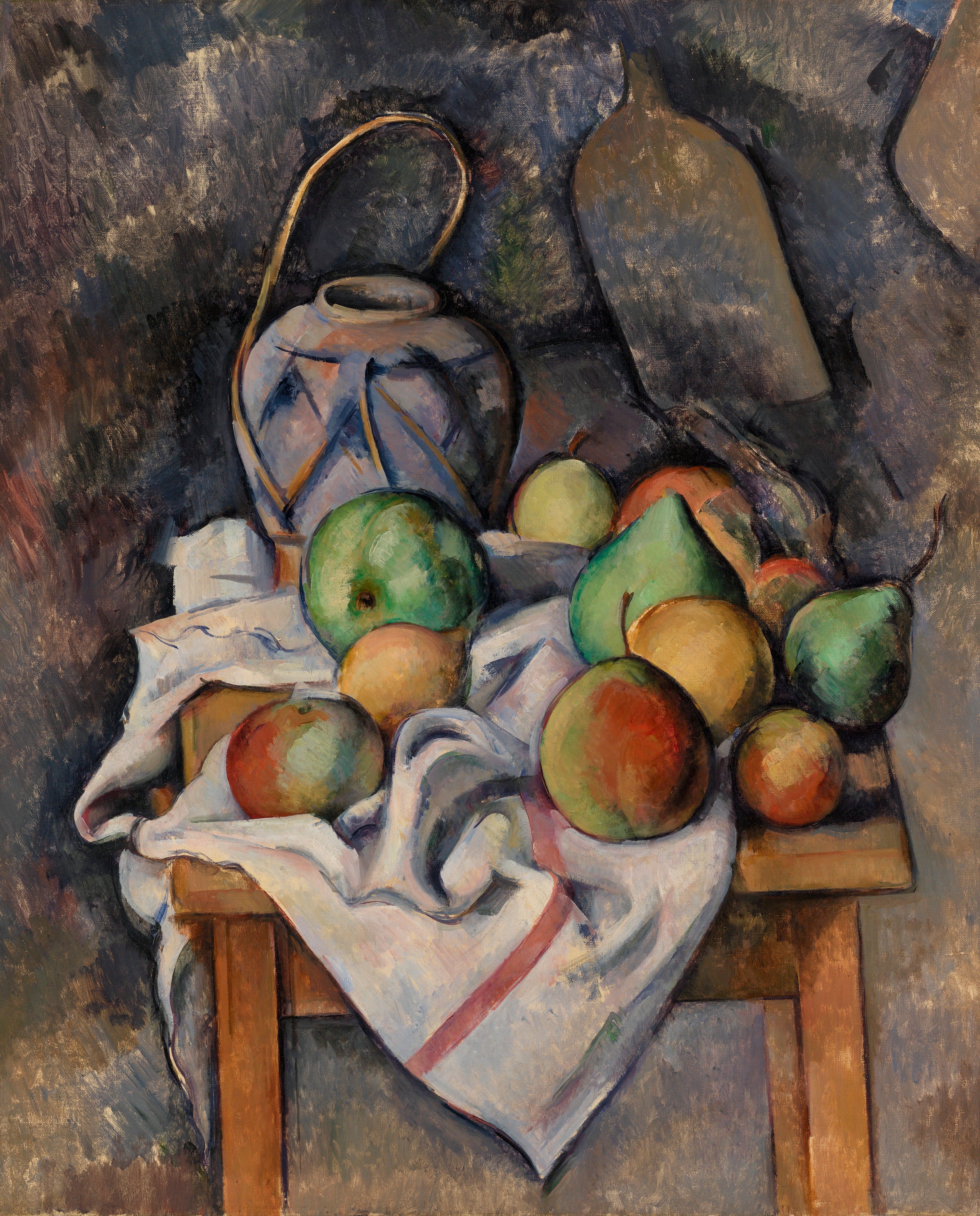 Reproduction du tableau « Pot de gingembre - Paul Cézanne » par Alpha Reproduction en peinture à l’huile
