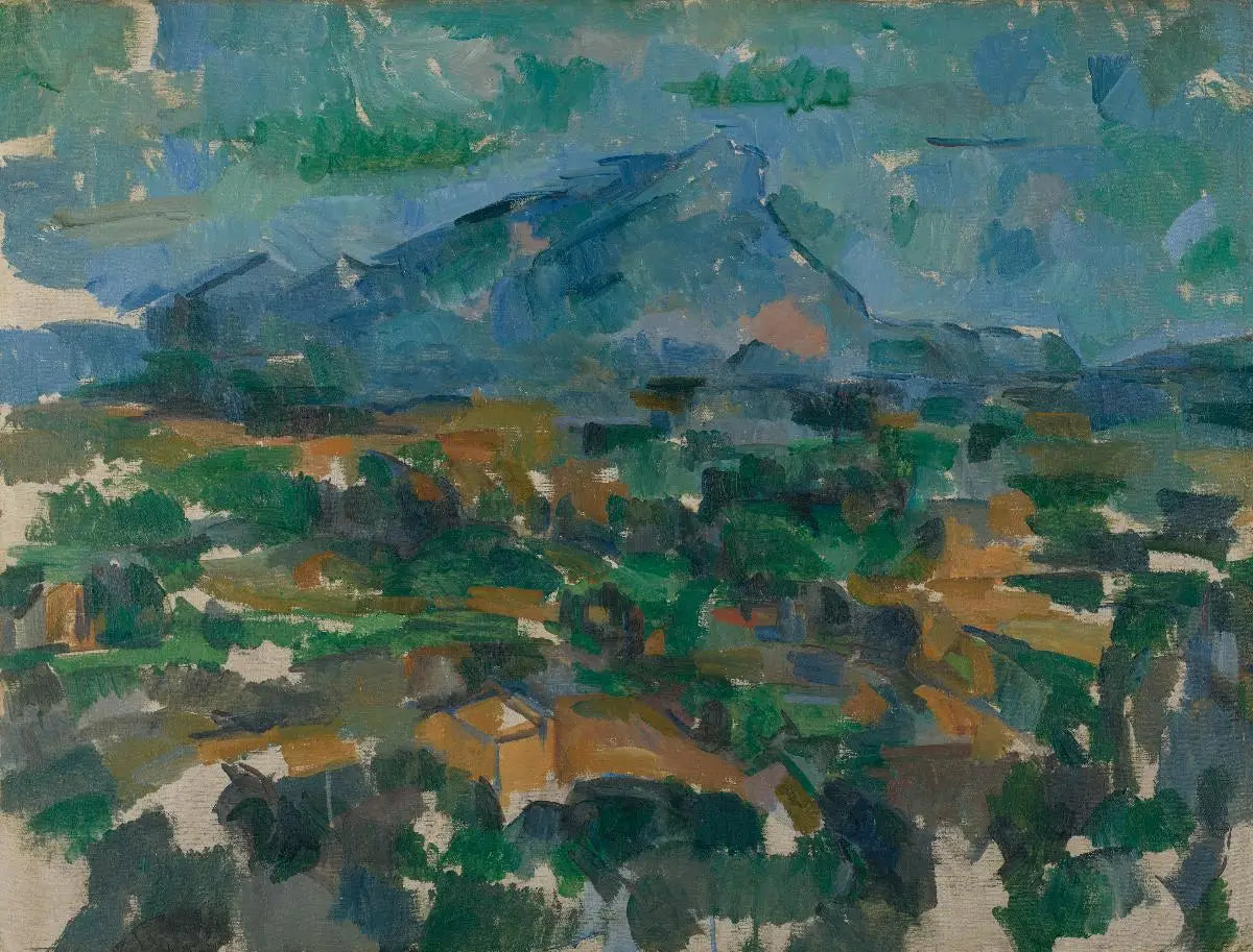 Reproduction du tableau « La Montagne Sainte-Victoire vue des Lauves - Paul Cézanne » par Alpha Reproduction en peinture à l’huile