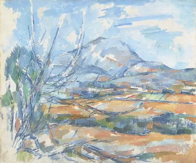 Reproduction du tableau « La Montagne Sainte-Victoire - Paul Cézanne » par Alpha Reproduction en peinture à l’huile