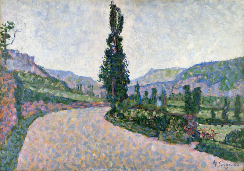 コンブラ・ル・シャトー。ポプラ - ポール・シニャック