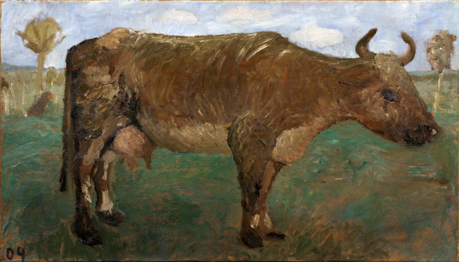 Cow in the meadow - Paula Modersohn-Becker
