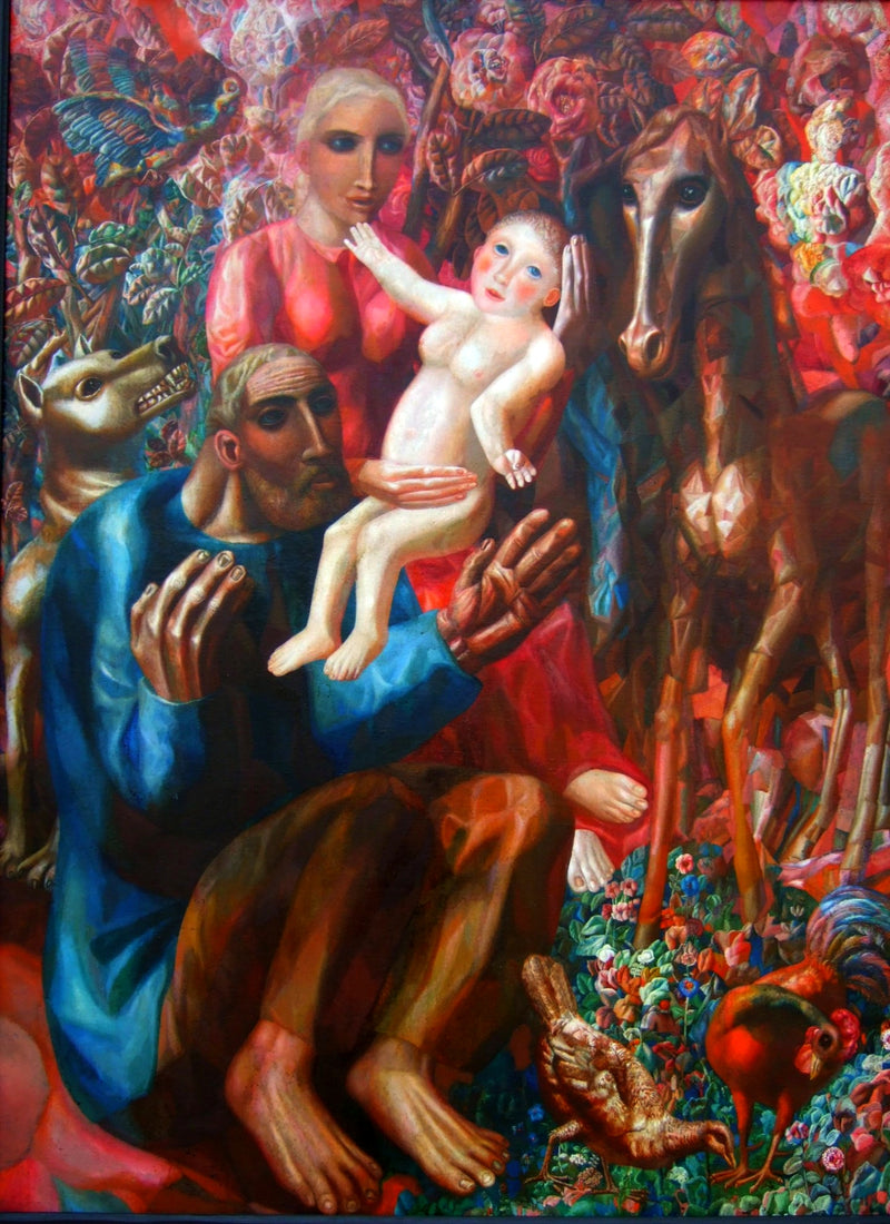 Famille paysanne (La Sainte Famille) - Pavel Filonov
