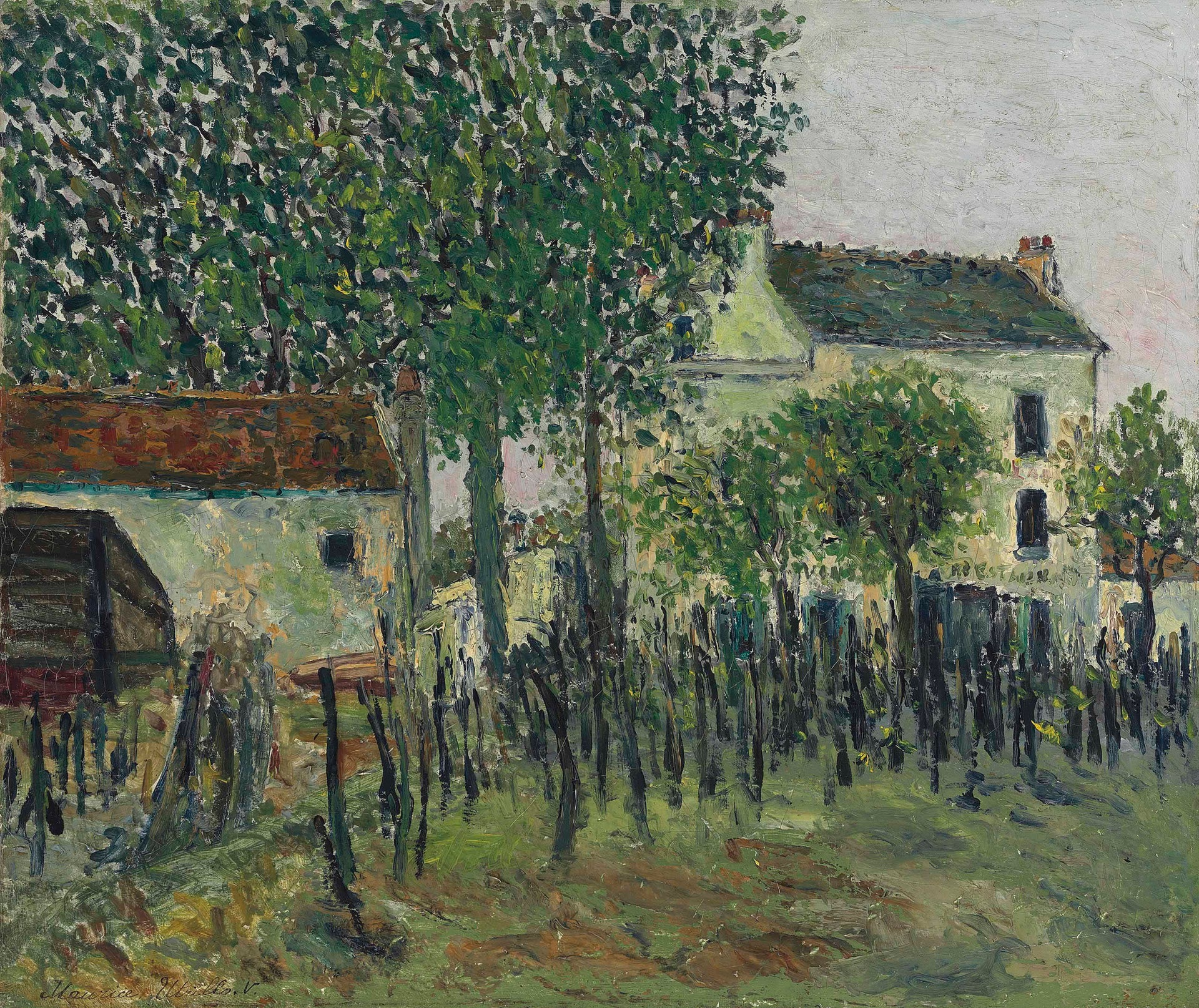 Paysage à Pierrefitte - Maurice Utrillo