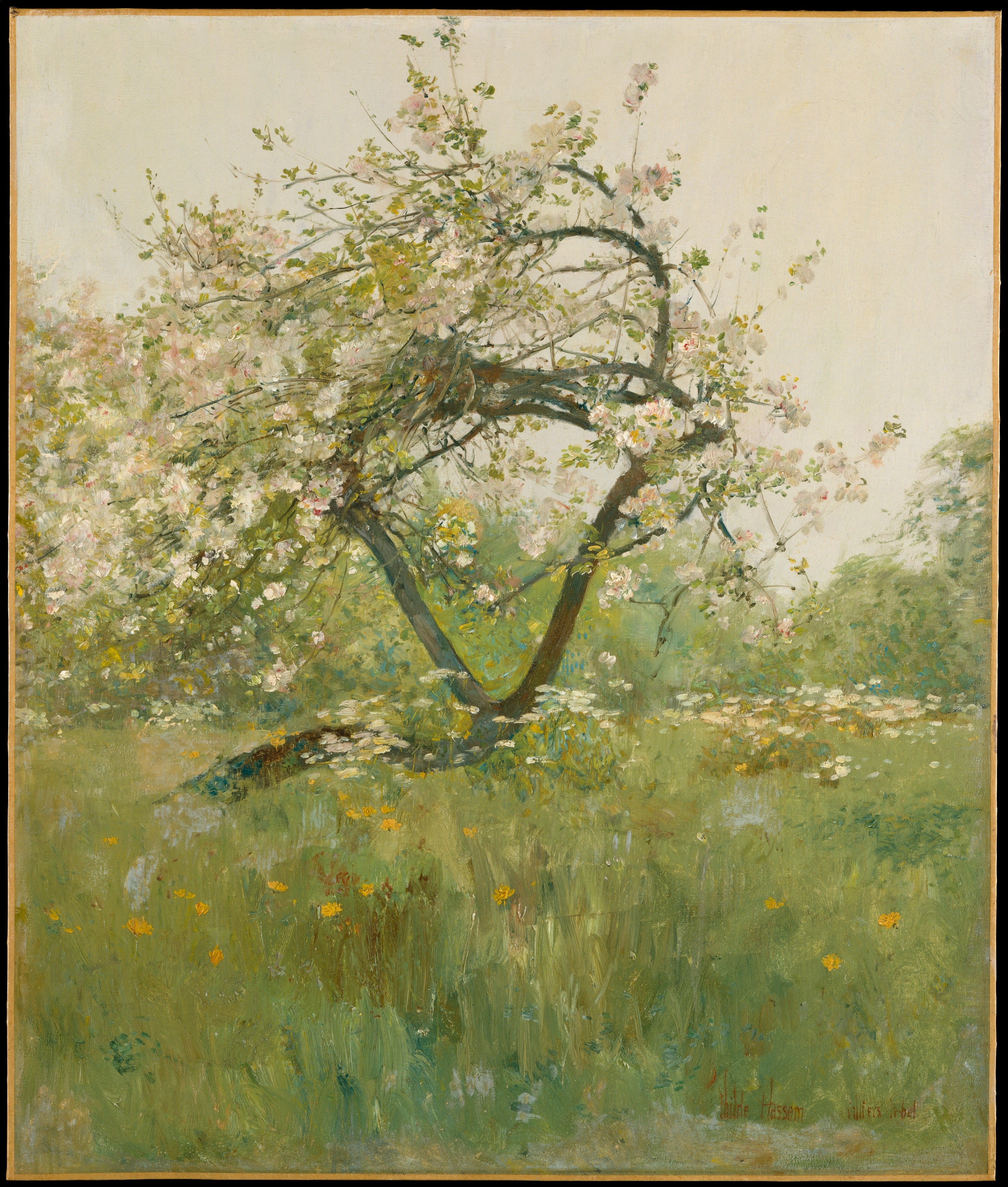 Fleurs de pêcher — Villiers-le-Bel - Childe Hassam
