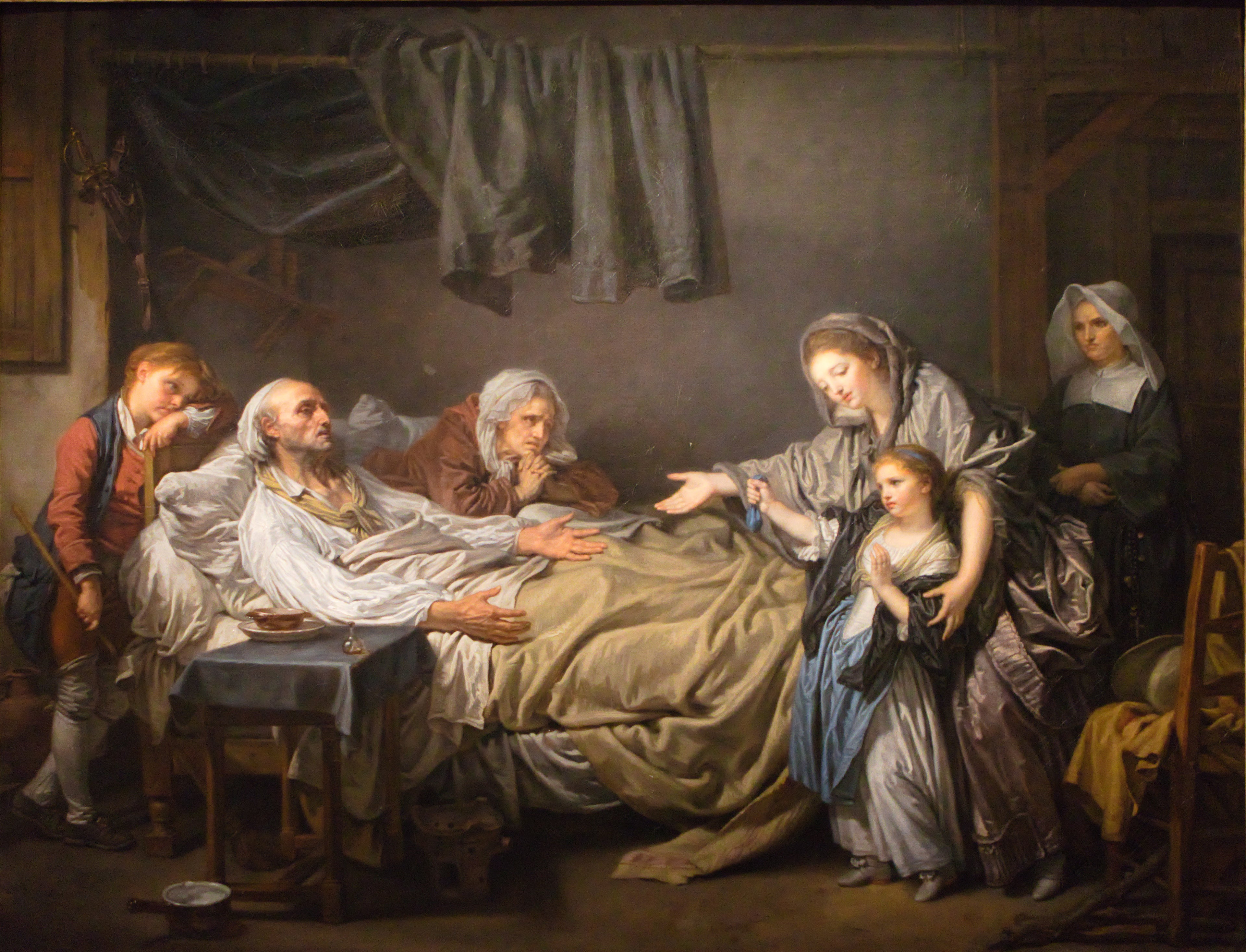 La Dame de charité - Jean-Baptiste Greuze - Alpha Reproduction