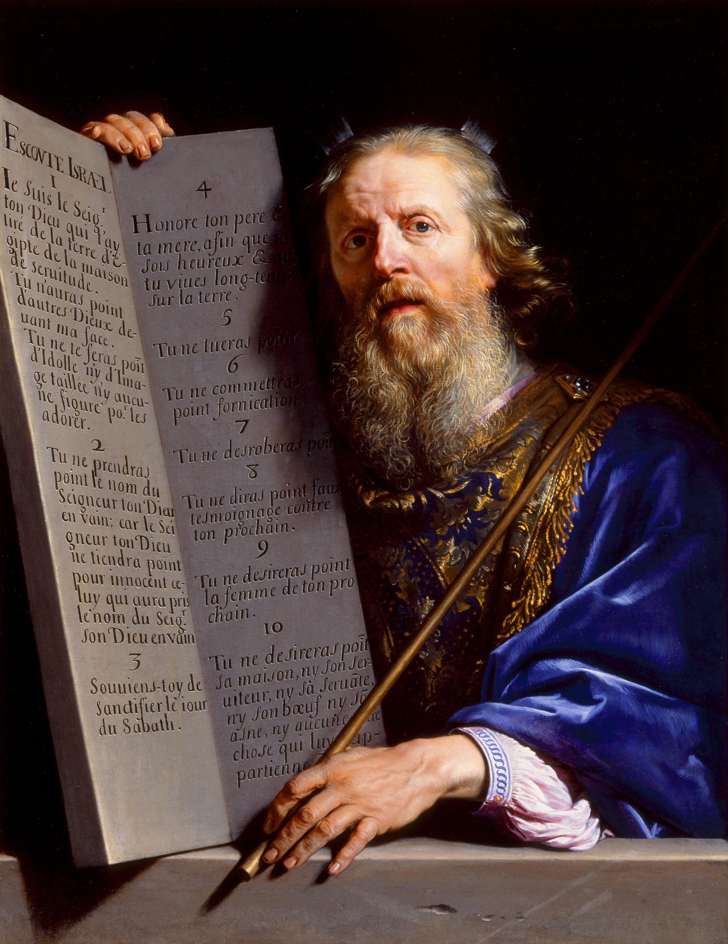 Moïse présentant les Tables de la Loi - Philippe de Champaigne