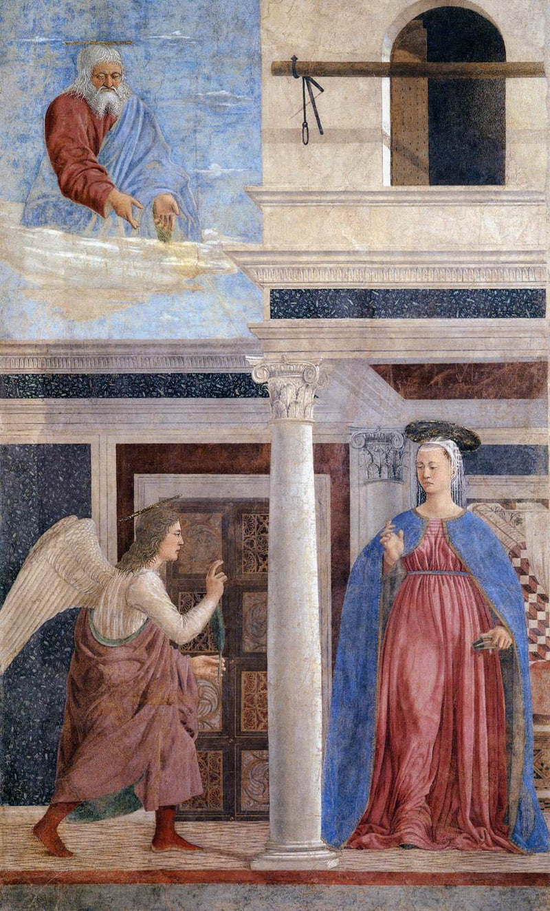 L'Annonciation - Piero della Francesca
