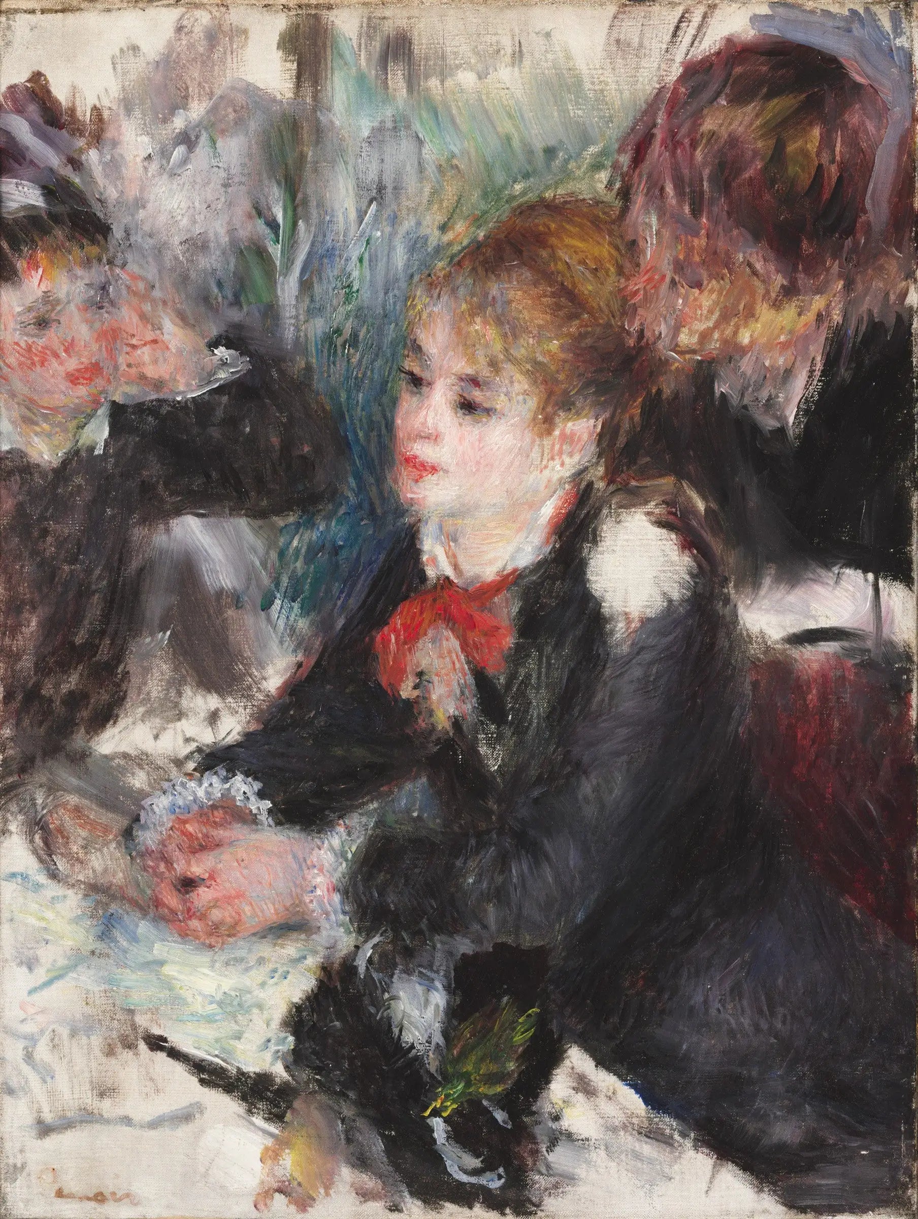 Reproduction du tableau « Chez la modiste - Pierre-Auguste Renoir » par Alpha Reproduction en peinture à l’huile