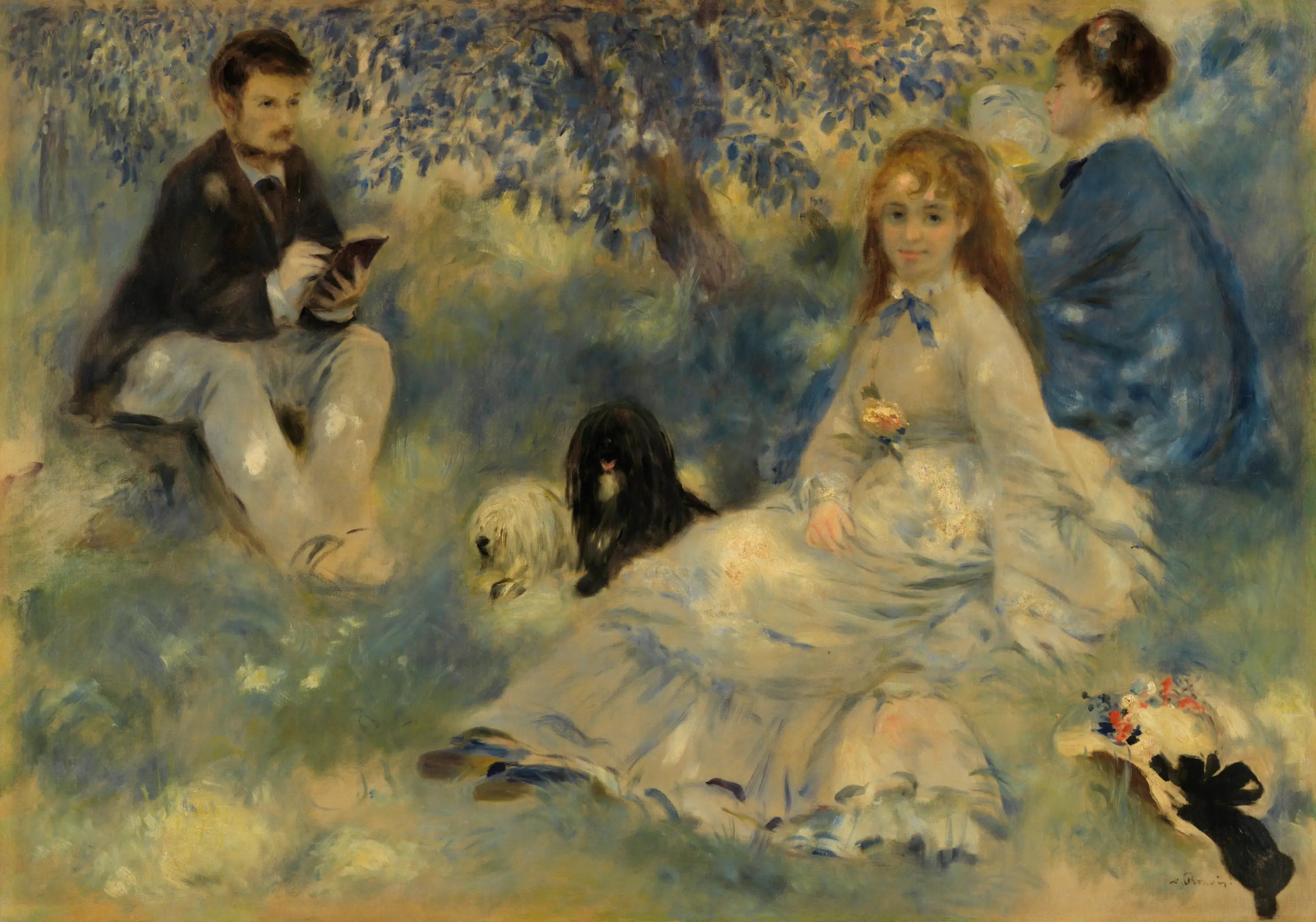 Reproduction du tableau « Famille Henriot (La Famille Henriot) - Pierre-Auguste Renoir » par Alpha Reproduction en peinture à l’huile