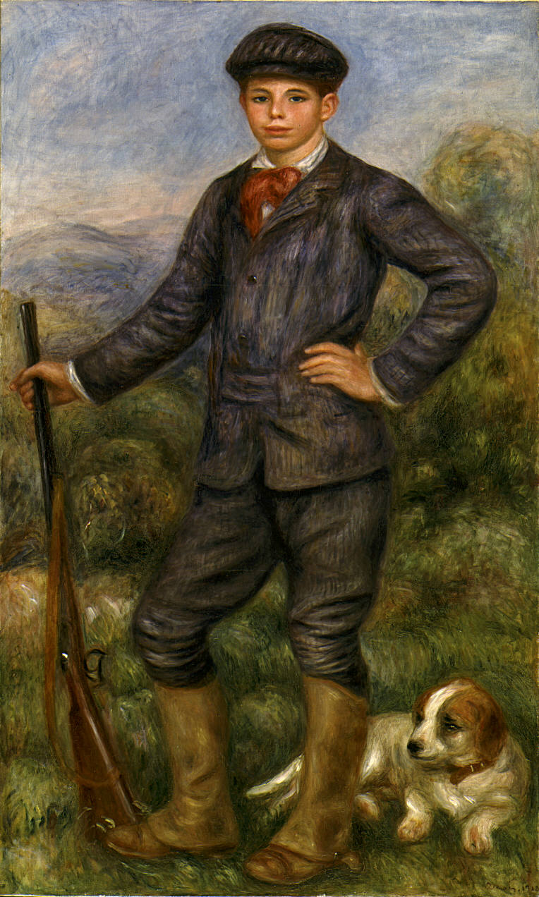 Reproduction du tableau « Jean Renoir en chasseur - Pierre-Auguste Renoir » par Alpha Reproduction en peinture à l’huile