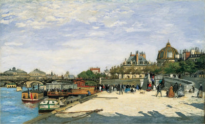 Reproduction du tableau « Le pont des Arts et de l'Institut - Pierre-Auguste Renoir » par Alpha Reproduction en peinture à l’huile