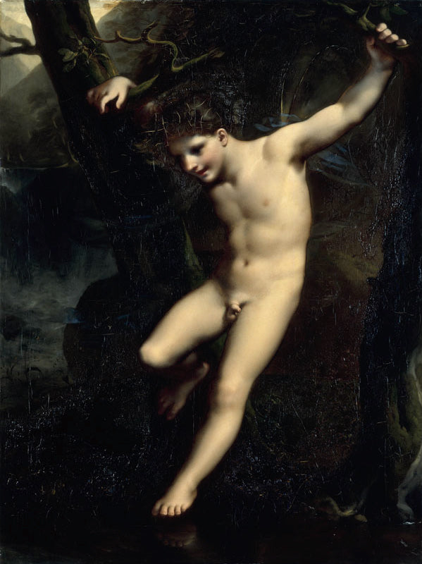 Jeune Zephyr se balançant au-dessus de l'eau - Pierre-Paul Prud'hon