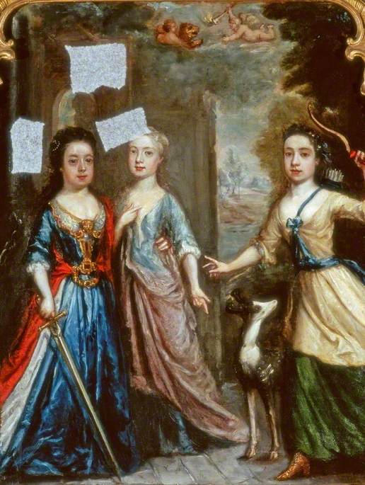 Portrait de trois enfants - Pierre Mignard