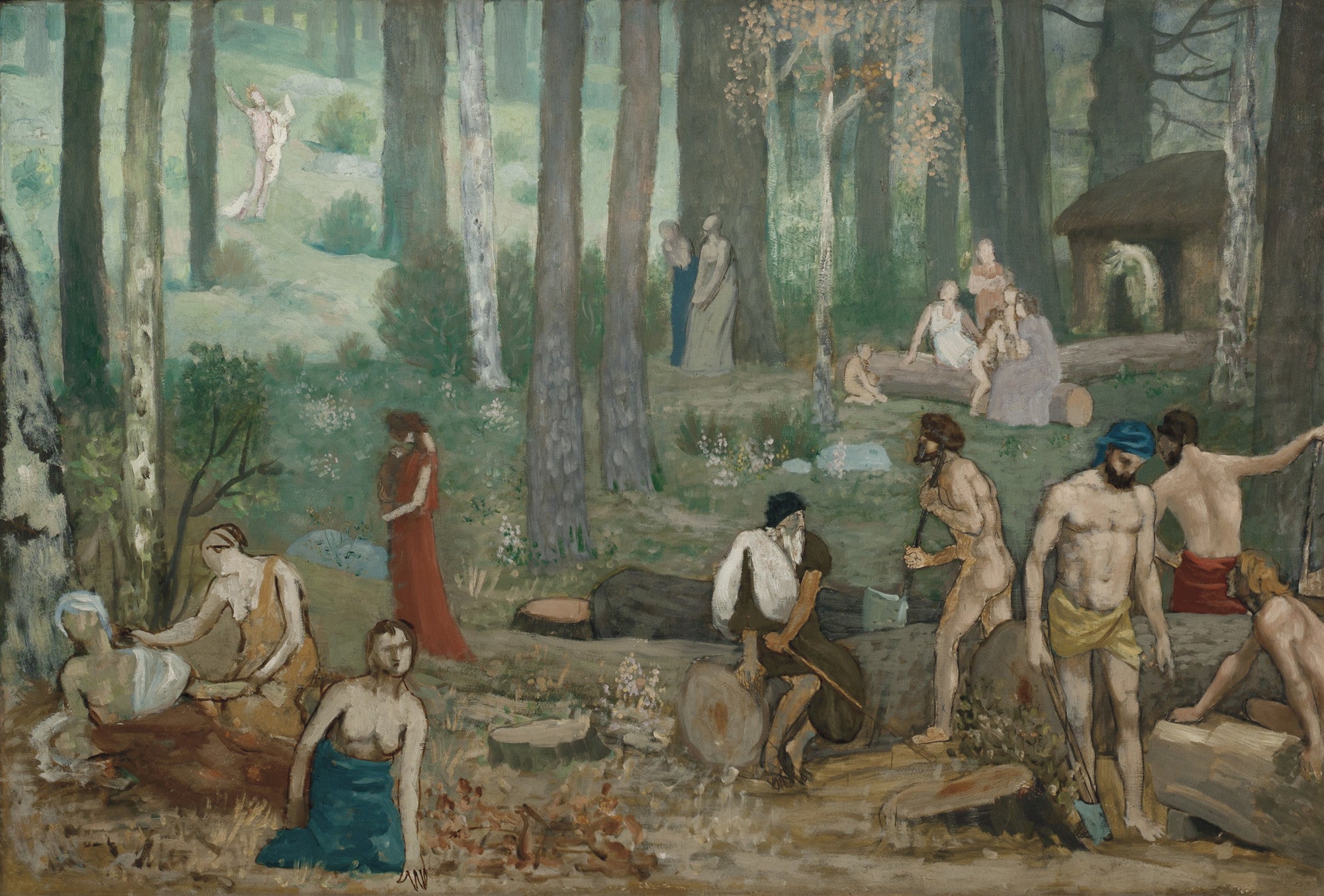 Les bûcherons - Pierre Puvis de Chavannes